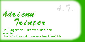 adrienn trinter business card